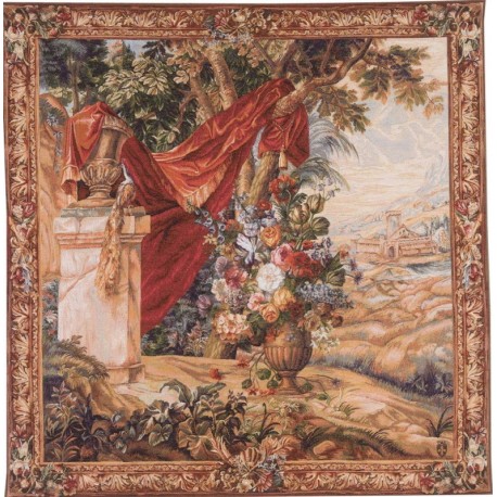Bouquet in the Drape, Tapisserie Art de Lys