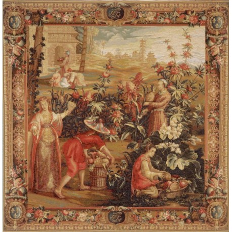 Pineapple Recolte, Tapisserie Art de Lys