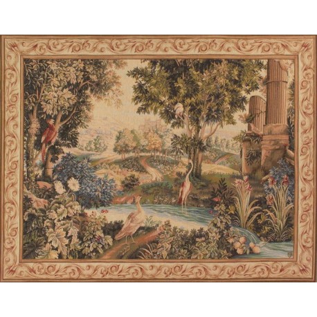 Verdure aux Oiseaux, Tapisserie Art de Lys