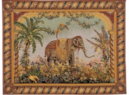 tapisserie orientale éléphant