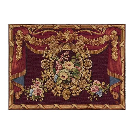 Medaillon Floral, Tapisserie Art de Lys