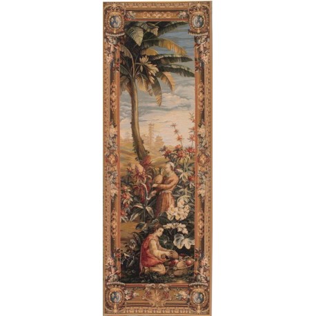 Recolte des Ananas, Tapisserie Art de Lys