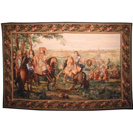 La Prise de Lille par Louis XIV, Tapisserie Art de Lys