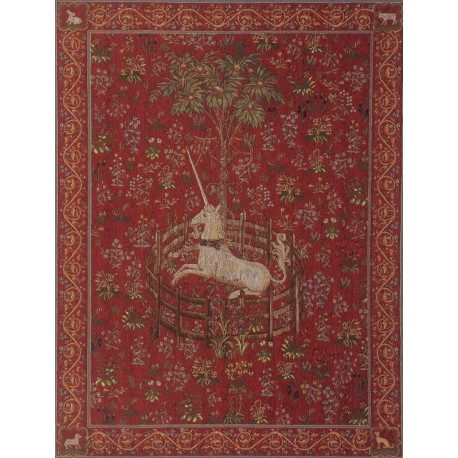 Captive Unicorn, Tapisserie Art de Lys