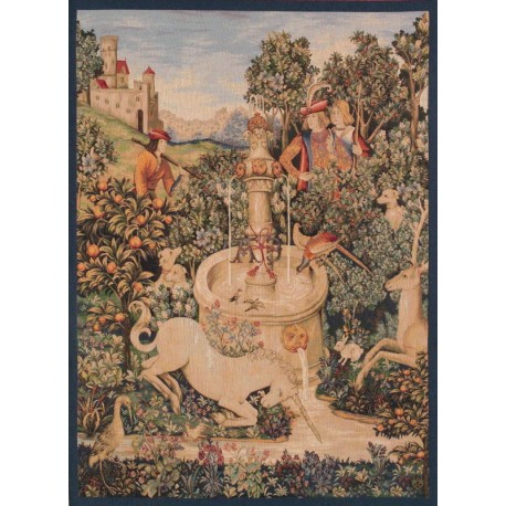 Licorne à la Fontaine, Tapisserie Art de Lys