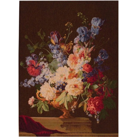 Bouquet Iris Foncé, Tapisserie Art de Lys