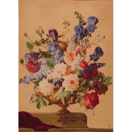 Bouquet Iris Clair, Tapisserie Art de Lys