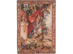 tapisserie bouquet au drapé