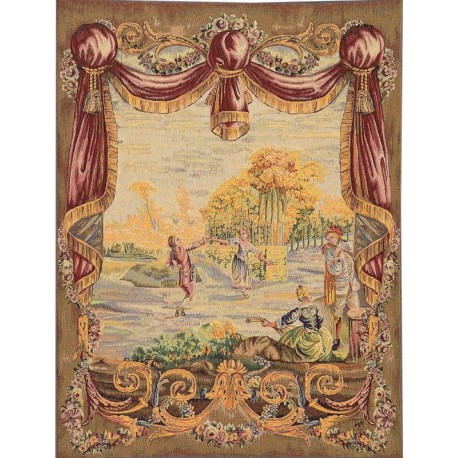 Danse in the garden, Tapisserie Art de Lys