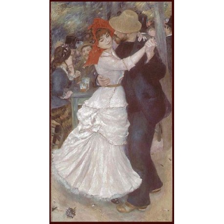 Danse à Bougival - Renoir, Tapisserie Art de Lys