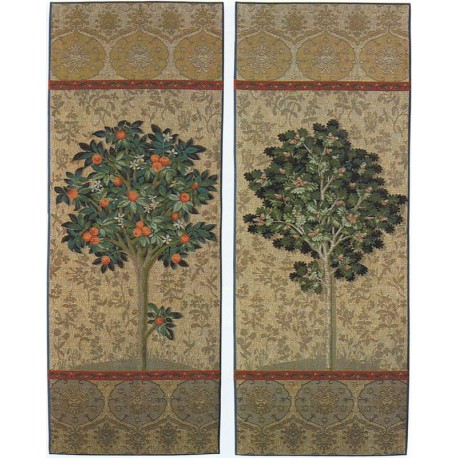 L'arbre et l'oranger - tapisserie Dame à la Licorne