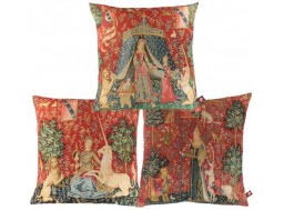 Coussins Dame à la licorne