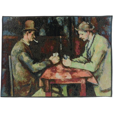 Les joueurs de cartes - Cézanne, Tapisserie Art de Lys