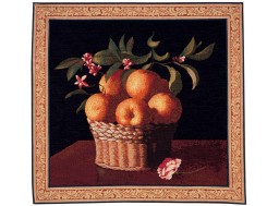 corbeille d'oranges, tapisserie