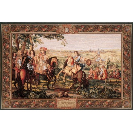 La Prise de Lille par Louis XIV, Tapisserie Art de Lys