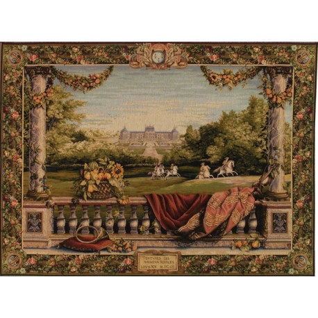 Terrace by the castle, Tapisserie Art de Lys