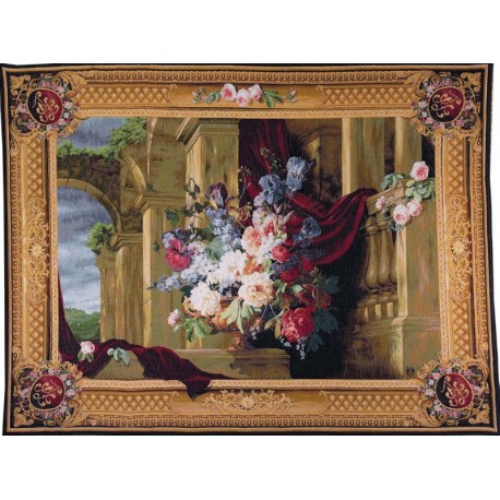 Bouquet and Architecture, Tapisserie Art de Lys