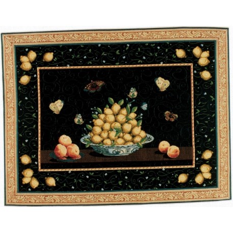 Dish with Fruits, Tapisserie Art de Lys