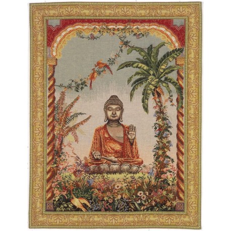 Bouddha, Tapisserie Art de Lys