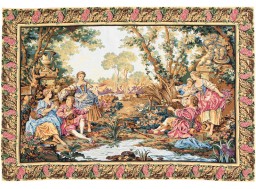 scène galante, tapisserie