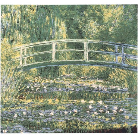 Le Pont japonais - Claude Monet, Tapisserie Metrax / Craye
