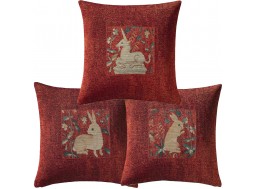 Coussins animaux Dame à la Licorne