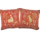 Coussins animaux, rouge
