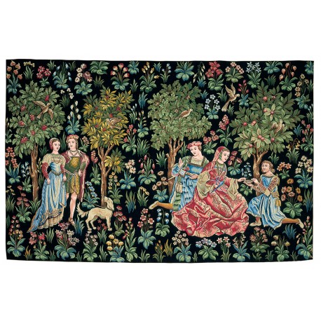 tapisserie scène galante