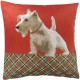 coussin terrier écossais blanc