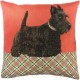 coussin terrier écossais noir