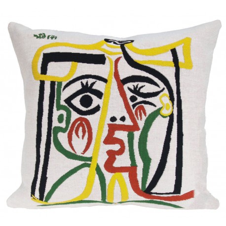 Coussin Picasso - "head of the woman"