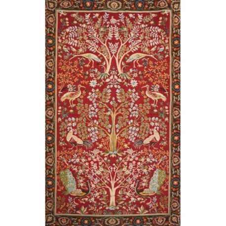Abre fond rouge - William Morris