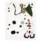 Femme et oiseau dans la nuit, Mirò