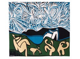 Bachanale avec chevreau et spectateur, Picasso