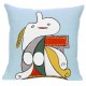 La ceinture jaune, coussin Picasso