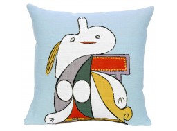 La ceinture jaune, coussin Picasso