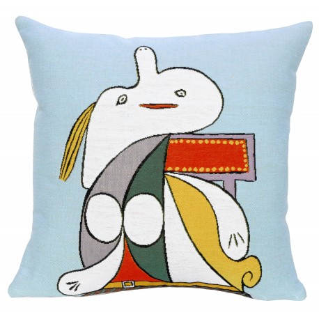 La ceinture jaune, coussin Picasso