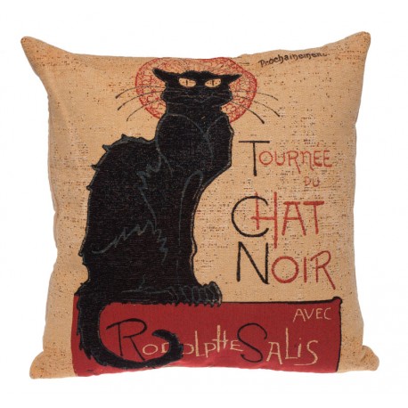 Le Chat Noir Housse de coussin