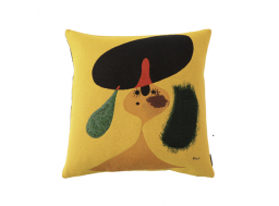 Portrait de jeune fille, coussin Miro