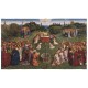 Tapisserie "adoration de l'agneau mystic"