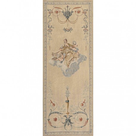 Tapisserie Dame en jaune