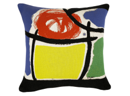 Coussin d'extérieur, "femme, oiseau"
