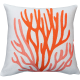 Coussin extérieur corail