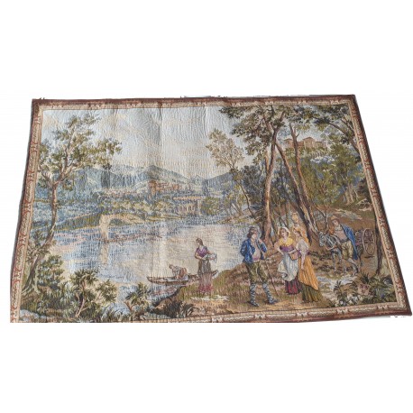Au bord du lac, tapisserie