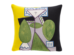 Coussin 'femme en vert et mauve - 1947 '