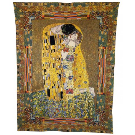tapisserie Klimt le baiser