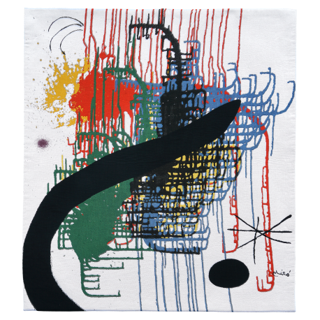 Tapisserie Miro 3 Cheveux dans la nuit III (1972)