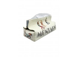 Boîte à mouchoirs skieurs